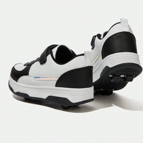 JNSQ 4-Wheel Detachable Ultra-Light Roller Skate Sneakers For Kids Sz 6.5 NEW! - Picture 1 of 7